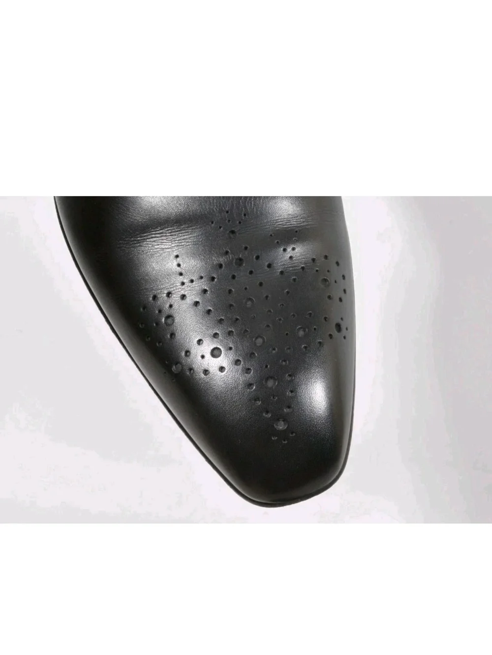 Louis Vuitton Black Leather Cap-Toe Oxford Dress Shoes 11UK/12US